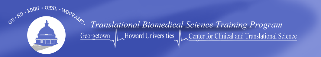 Georgetown-Howard Universities Translational Biomedical Science Header